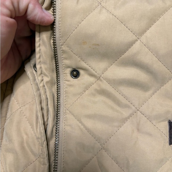 American Living Quilted Leather Detailing corduroy, neckline, Zip Jacket Size M - Picture 10 of 10